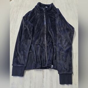 Woman's Faux Fur Zip up Sweatshirt